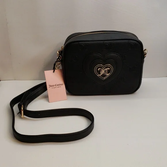 NWT Juicy Couture Liquorice Only You N Me Camera Crossbody Bag - Picture 1 of 17